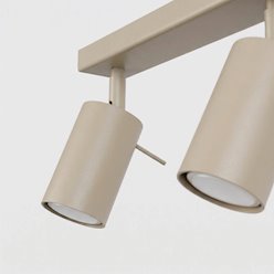 Kinkiet listwa z reflektorami Ring 2xGU10 taupe