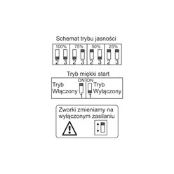Zasilacz LED 24V Slim Pro 36W regulowany Soft Start
