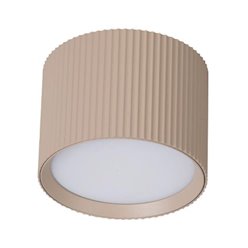 Lampa sufitowa GX53 Liora okrągła beżowa