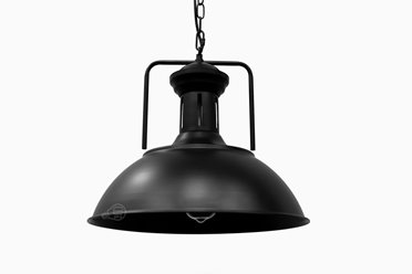 Lampa wisząca LOFT GRAVIS 1xE27 czarna na łańcuchu