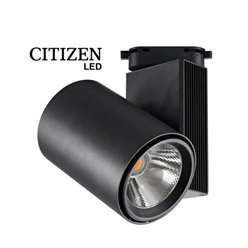 Reflektor szynowy 1-fazowy Brently 20W CRI90 4000K czarny