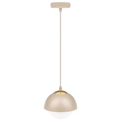 Lampa wisząca pojedyncza E27 Velia 18cm kaszmir