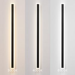 Lampa architektoniczna LED 30W 150cm Wow CCT czarna