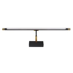 Kinkiet nad lustro 46cm 9W Drako czarno-złoty