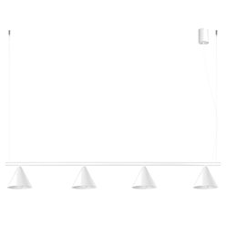 Lampa wisząca Nox 4-punktowa 4xE14 biała