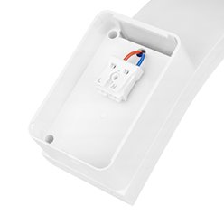 Kinkiet ogrodowy QUAZAR 13 z czujnikiem czarna