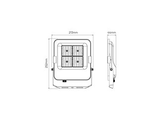 Naświetlacz LED 30W 4200lm 120st. Flux 4000K