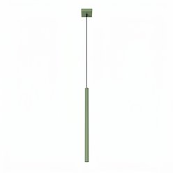 Lampa wisząca pojedyncza tuba Pastelo 1xG9 szałwiowa
