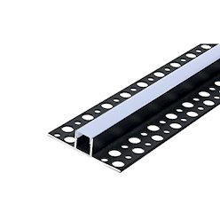 Profil LED GK Undo czarny anodowany z kloszem mlecznym - 2m