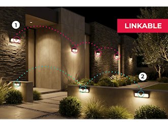 Naświetlacz solarny LED 2W 230lm IP44 - biała zimna