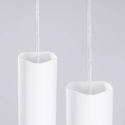 Lampa wisząca potrójna Liro 3xGU10 okrągła biała