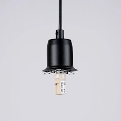 Lampa wisząca nowoczesna kula Hyperion 1xG9 czarna