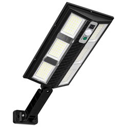 Lampa uliczna solarna Slim 500lm 6500K z czujnikiem i pilotem