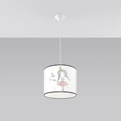 Lampa wisząca dziecięca Princess 30 1xE27 wielokolorowa