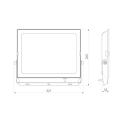 Naświetlacz LED LUMINO 150W 15000lm neutralny