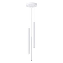 Lampa wisząca potrójna Arche okrągła 3xG9 biała
