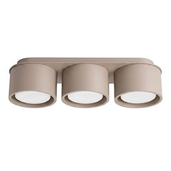 Lampa sufitowa potrójna tuba Modo 3xGx53 taupe