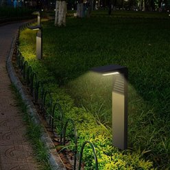 Słupek ogrodowy LED Solarny Clock 4000K