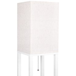 Lampa stojąca Square 1xE27 160cm biała