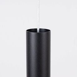 Lampa wisząca podwójna Lagos 2xGU10 okrągła czarna