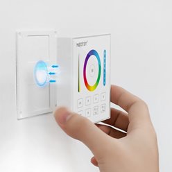 Sterownik ścienny Mi-Light B0 czarny RGB+CCT 2xAAA
