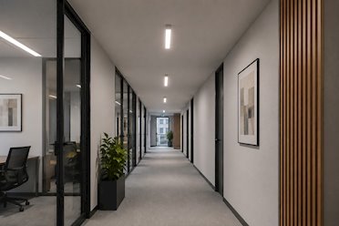 Lampa liniowa LED CABAIL biała 60cm 24W z czujnikiem i pilotem
