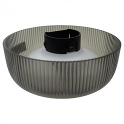 Lampa elewacyjna 2w1 solarna/USB - ciemny klosz