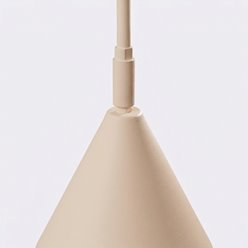 Lampa podłogowa ze stożkowym kloszem Nox 1xE14 beżowa