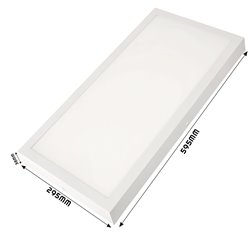 Panel LED Biały 60x30 MaxiLux natynkowy 24W 1900lm 4000K