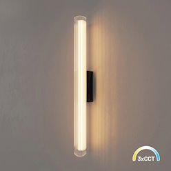 Kinkiet ścienny liniowy LED 11W 3CCT 60cm akryl czarny