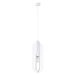 Lampa wisząca nowoczesna Nicus 1xE27 biała