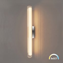 Kinkiet ścienny liniowy LED 11W 3CCT 60cm akryl chrom