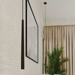 Lampa wisząca pojedyncza Bliss 1xG9 czarna