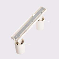 Kinkiet listwa z reflektorami Ring 2xGU10 beżowy