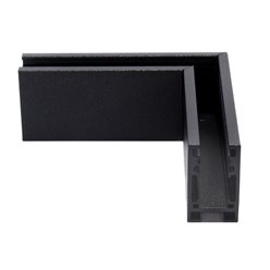 Łącznik kątowy do szyn natynkowych Micro-24V czarny