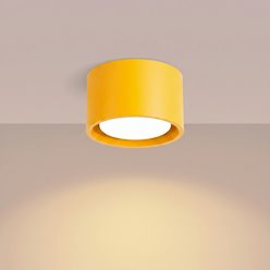 Lampa sufitowa tuba Modo 1xGx53 żółta