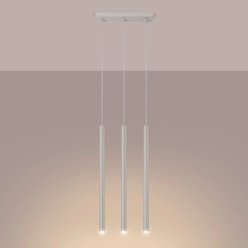 Lampa wisząca potrójna Pastelo 3xG9 listwa beżowa