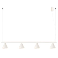Lampa wisząca Nox 4-punktowa 4xE14 beżowa