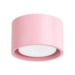 Lampa sufitowa tuba Modo 1xGx53 różowa