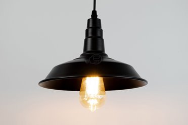 Lampa wisząca TENE 1xE27 czarna matowa