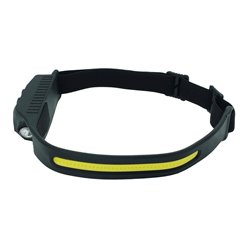 Latarka LED czołówka COB 3W+2W z akumulatorem