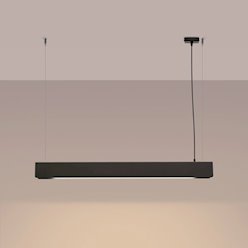 Lampa wisząca liniowa Spark 100cm 1xG13 8,5W 3000K czarna