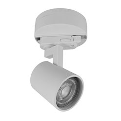 Adapter natynkowy do opraw szynowych trójfazowych bialy