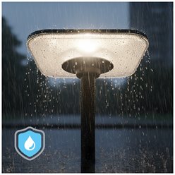 Lampa parkowa LED solarna Square 25W 3CCT z pilotem