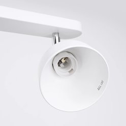 Lampa sufitowa z reflektorami Elba 2xE27 biała