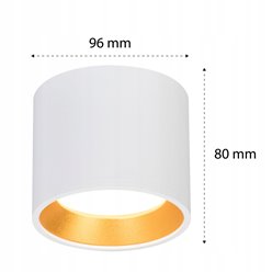 tuba led gx53 biala