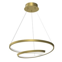 Lampa wisząca okrągła Spinner 48W 4000K Złota