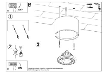 Halogen natynkowy okrągły BASIC 1xAR111 drewno