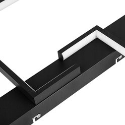 Żyrandol sufitowy LED Batten 29W czarny CCT DIP