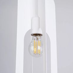 Lampa wisząca nowoczesna Nicus 1xE27 biała